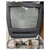 Small tv w/ vhs player- untested