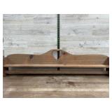 Heart wooden shelf w/ rack