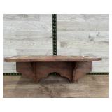 Wooden shelf