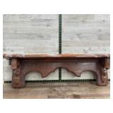 Wooden shelf
