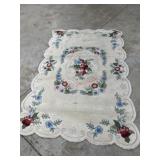 Floral rug approx 68 inches x 48 inches