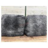 2-16x16 throw pillows