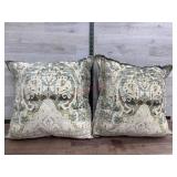 2-17x17 throw pillows
