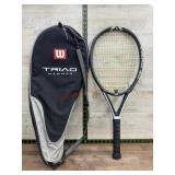 Wilson tennis racquet with cover