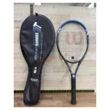 Wilson tennis racquet with case