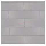 Elida Ceramica Grey 3-in x 12-in Glossy Glass