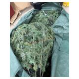 Prelit Christmas tree- size unknown- untested