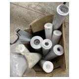 Box of carbon filter and components