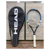 Babolat tennis racquet with cover