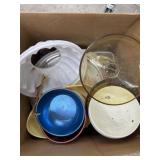 Box of kitchenware