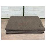 Quilted throw blanket
