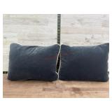 2-18x12 throw pillows