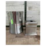 Small trash can and tissue holder