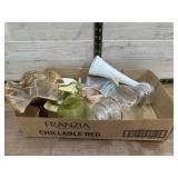 Flat of glassware