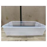 20ï¿½ long clear tote no lid