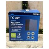 4 in 1 outdoor LED wall lantern
