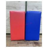 2 rectangle foam exercise blocks