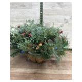 Christmas hanging basket- untested