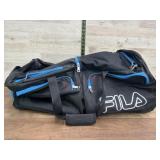 Large fila rolling duffle