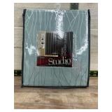 Fabric shower curtain
