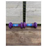 Fitness gear 2 lb neoprene weights