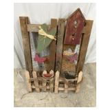 Wooden outdoor decor
