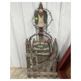 Angel fence decor