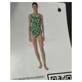 Green Floral One-Piece Swimsuit