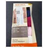 Women's Microfiber Hipster with Lace, 5 Pack