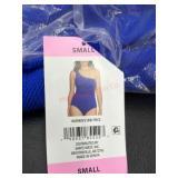 Women's Blue One-Piece Swimsuit, Size Small