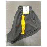 Men's Black Athletic Shorts with Size Medium Label
