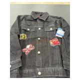 Disney Pixar Cars Black Denim Jacket, Size 7/8