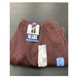 Men's Burgundy Sweatpants, Size L