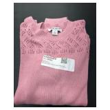 Ladies' Pink Knit Sweater