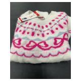 Women's Heart Sweater, X-Small, Cream