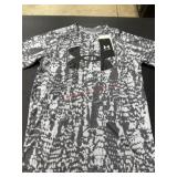 Gray Youth Size Shirt With Logo Design