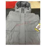 Gray London Fog Puffer Coat, Medium Size