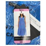 French Connection Blue Midi Dress, Small