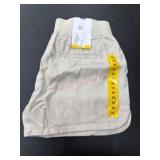 Beige Athletic Shorts With Side Detail