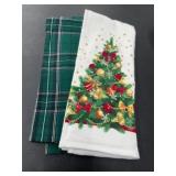 Two Festive Kitchen Towels