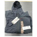 Black Zippered Hoodie with Tags