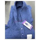 Women's Blue Pullover Hoodie