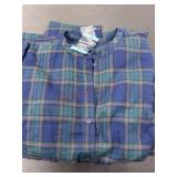 Lands' End Flannel Tiered Dress - Large