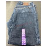 Men's Blue Denim Jeans, Size 36x30