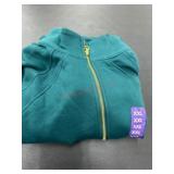 Teal Full-Zip XXL Sweatshirt
