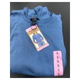 Women's Long-Sleeve Blue Shirt, Size Small