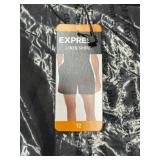 Express Linen Shorts in Black, Size 12