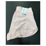 Pink Athletic Shorts with Elastic Waistband