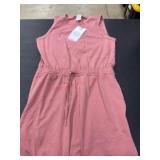 Sleeveless Drawstring Dress in Size Small