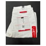 White Straight Jeans, Size 2